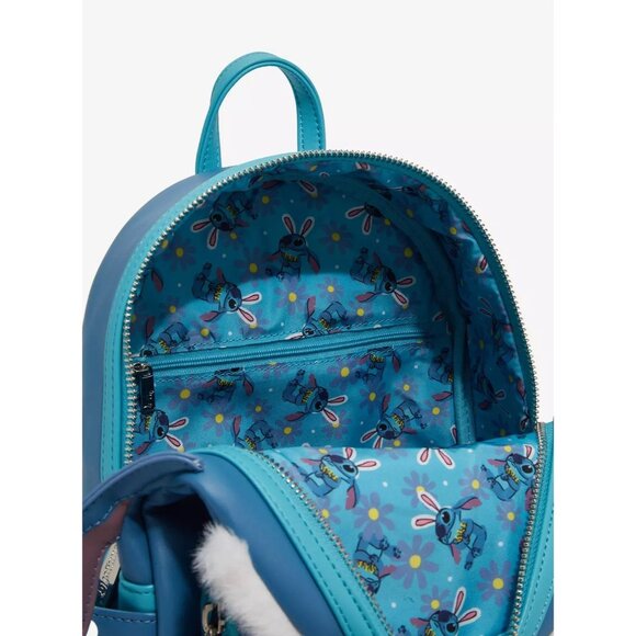 NWT Loungefly Disney Lilo & Stitch Bunny Ears Mini Backpack - Picture 8 of 8